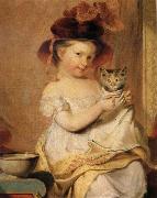 Samuel Finley Breese Morse Little Miss Hone oil painting on canvas